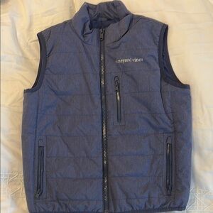 Vineyard Vines Blue boys puffer Vest